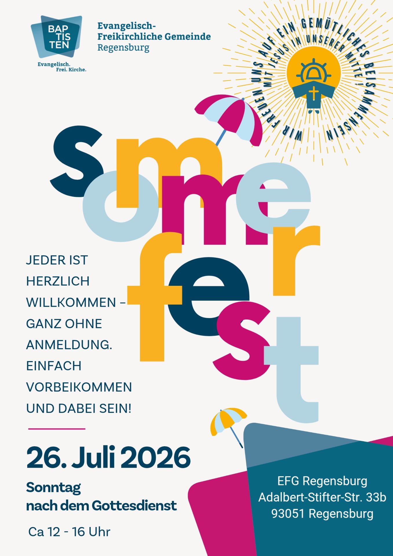 Gottesdienst in der EFG Regensburg